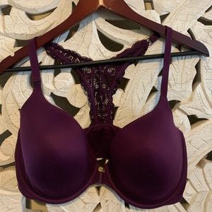 Victoria Secret Front Close Racerback Lace Bra